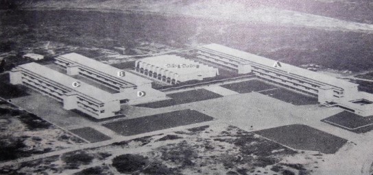 Không ảnh của trườngTHKMTĐ mới xây cất xong chụp năm1965